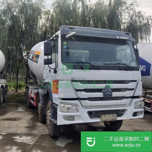 陜西出售二手國五排放大20方豪沃攪拌車