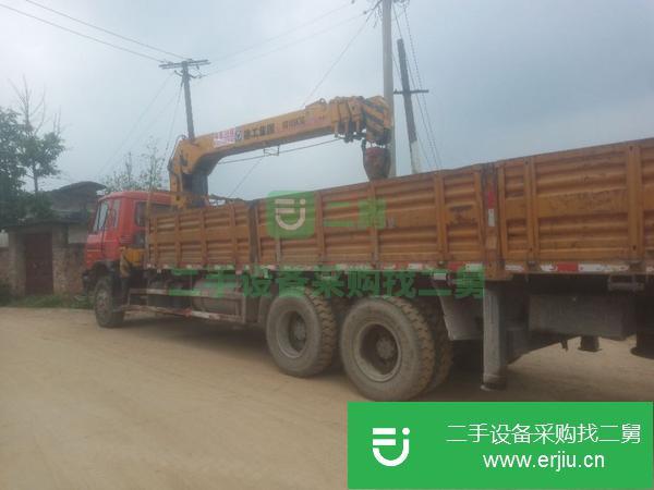 廣西出售二手徐工十噸后八輪隨車吊