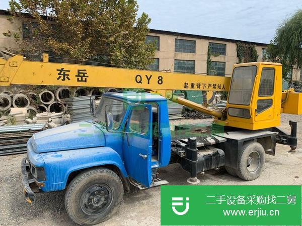 山東出售二手東岳8噸汽車吊