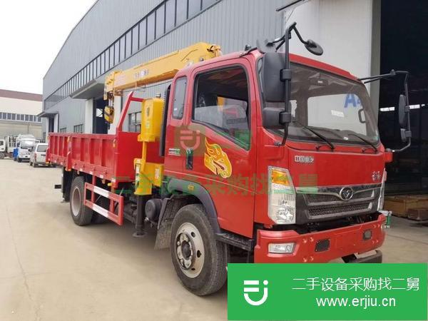 遼寧出售二手重汽豪曼5噸隨車吊
