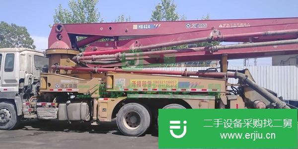 河北出售二手徐工37米泵車