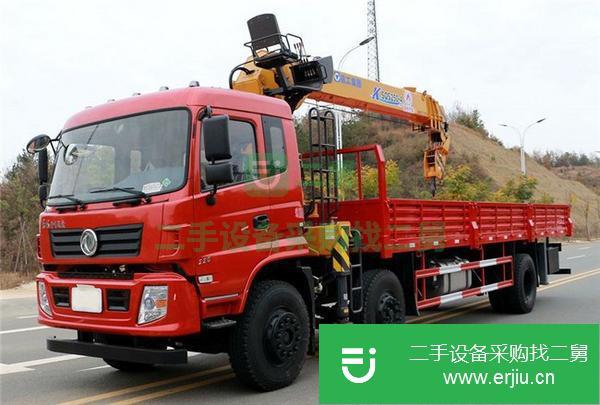 湖北出售二手東風小三軸隨車吊