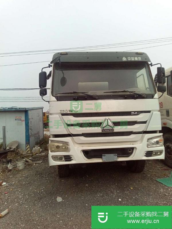 山東出售二手豪沃大12方攪拌車
