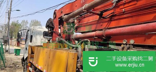 山東出售二手國四農建28米泵車