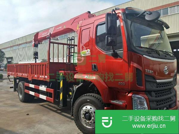 湖北出售二手東風10噸隨車吊