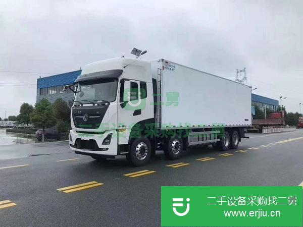 遼寧出售二手東風(fēng)天龍前四后八冷藏車465馬力