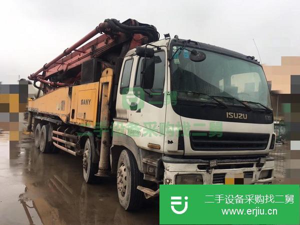 浙江出售二手三一五十二米泵車