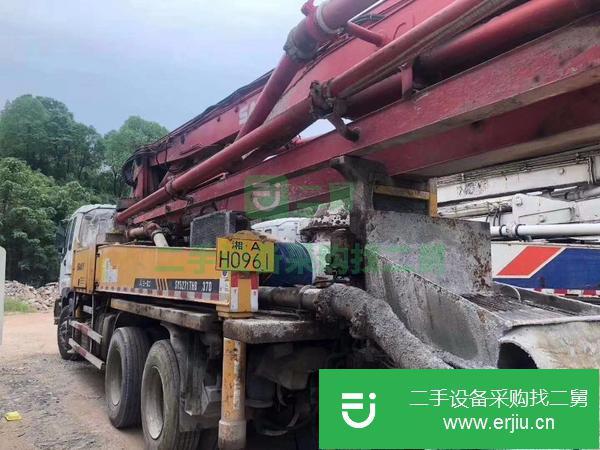 浙江出售二手叉腿37米泵車
