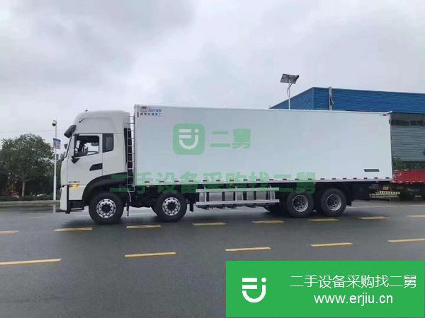 遼寧出售二手東風(fēng)天龍前四后八冷藏車465馬力