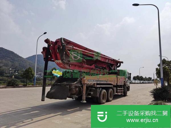 湖南出售二手三一泵車，五十鈴46米底盤