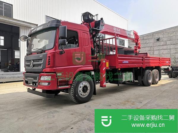 湖北出售二手陜汽軒德12噸隨車吊