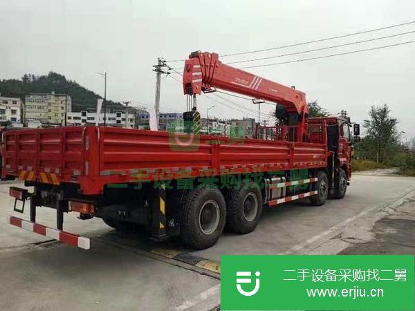 湖北出售二手14噸隨車吊