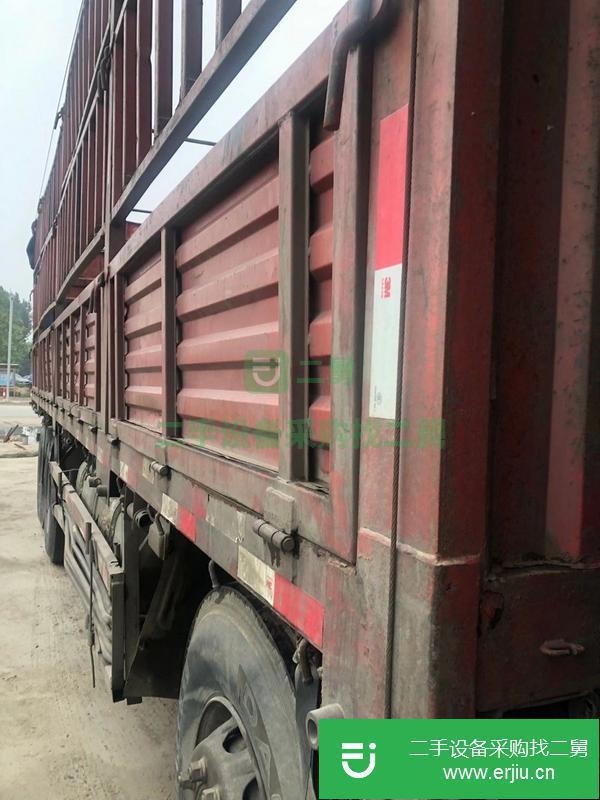 河北出售二手解放J6前四后八高欄載貨車