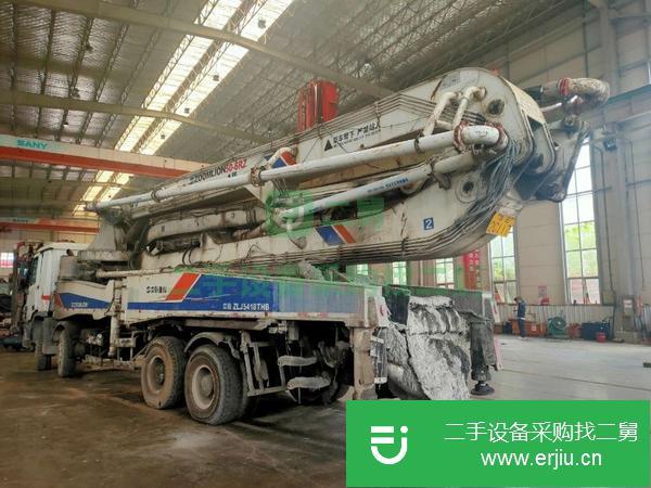 江蘇出售二手奔馳4橋5臂架擺腿50米泵車