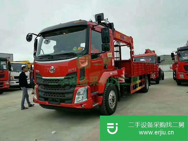 湖北出售二手柳汽8噸隨車吊