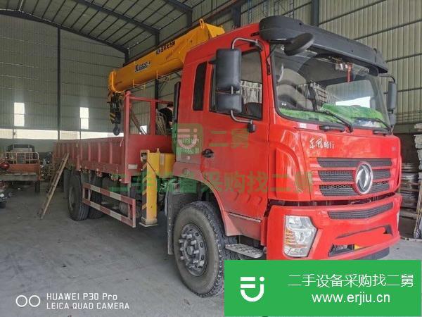 河北出售二手東風單橋十噸隨車吊