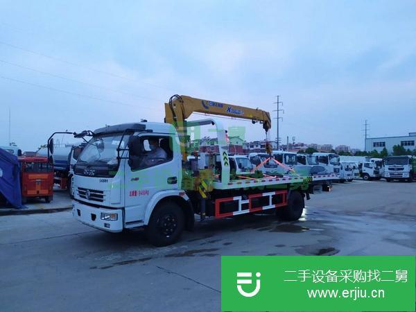 湖北出售東風多利卡一拖二清障車