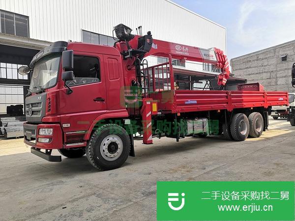 湖北出售二手陜汽軒德12噸隨車吊