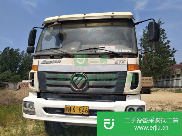 河南出售二手歐曼攪拌車,340大泵發動機