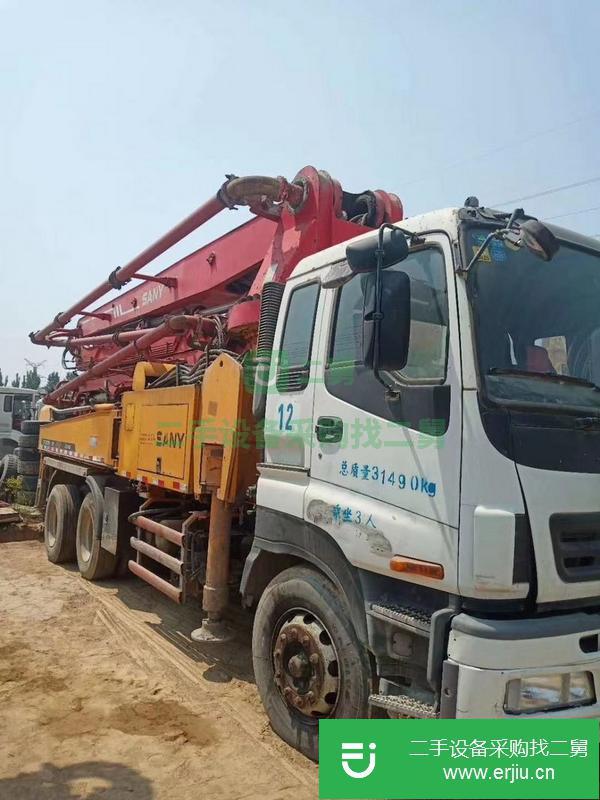 湖南出售二手三一泵車，五十鈴40米底盤