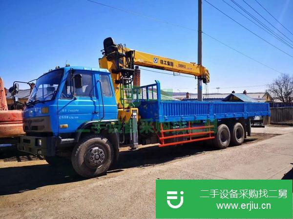 湖北出售二手徐工12噸臂長14.5米隨車吊