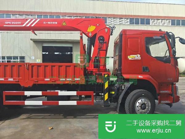 湖北出售二手東風10噸隨車吊