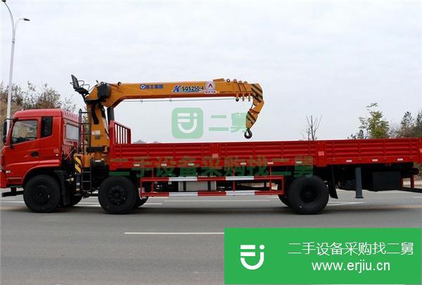 湖北出售二手東風小三軸隨車吊