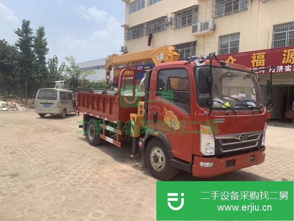 湖北出售二手徐工5噸藍(lán)牌隨車吊