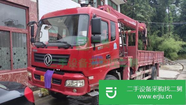 湖北出售二手東風8噸隨車吊