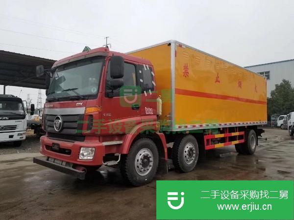 河南出售二手歐曼危險品廂式貨車
