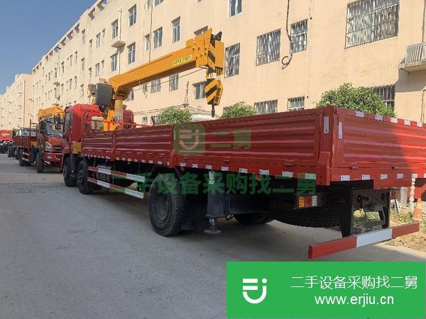 湖北出售二手東風(fēng)小三軸隨車吊