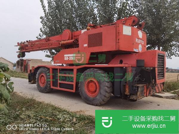 河南出售二手25噸加藤越野吊車