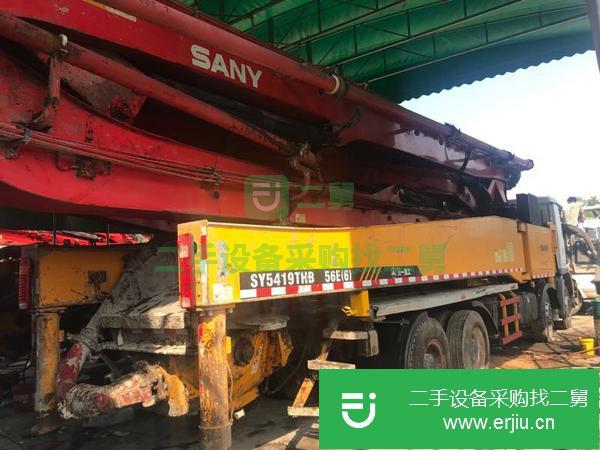 湖南出售二手三一56米泵車