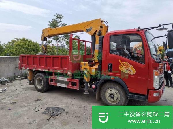 湖北出售二手重汽豪曼隨車吊