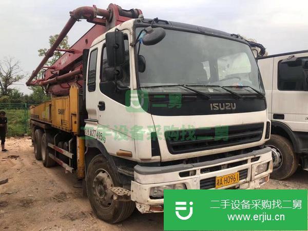 湖南出售二手三一37米泵車
