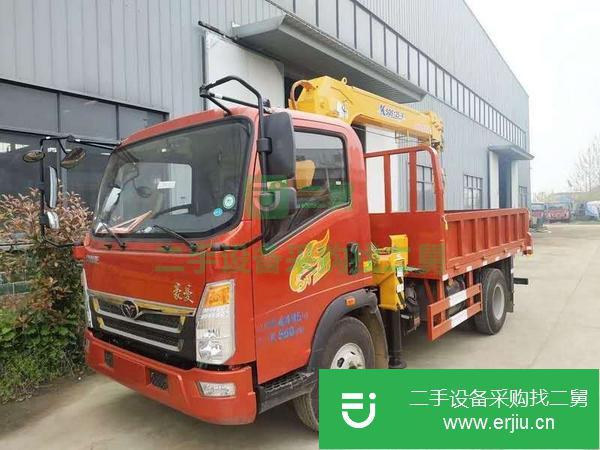 山西出售二手6.3噸藍牌隨車吊