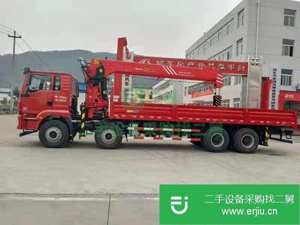 湖北出售二手14噸隨車吊