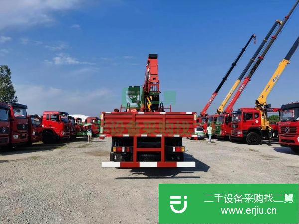 浙江出售二手福田單橋8噸隨車吊