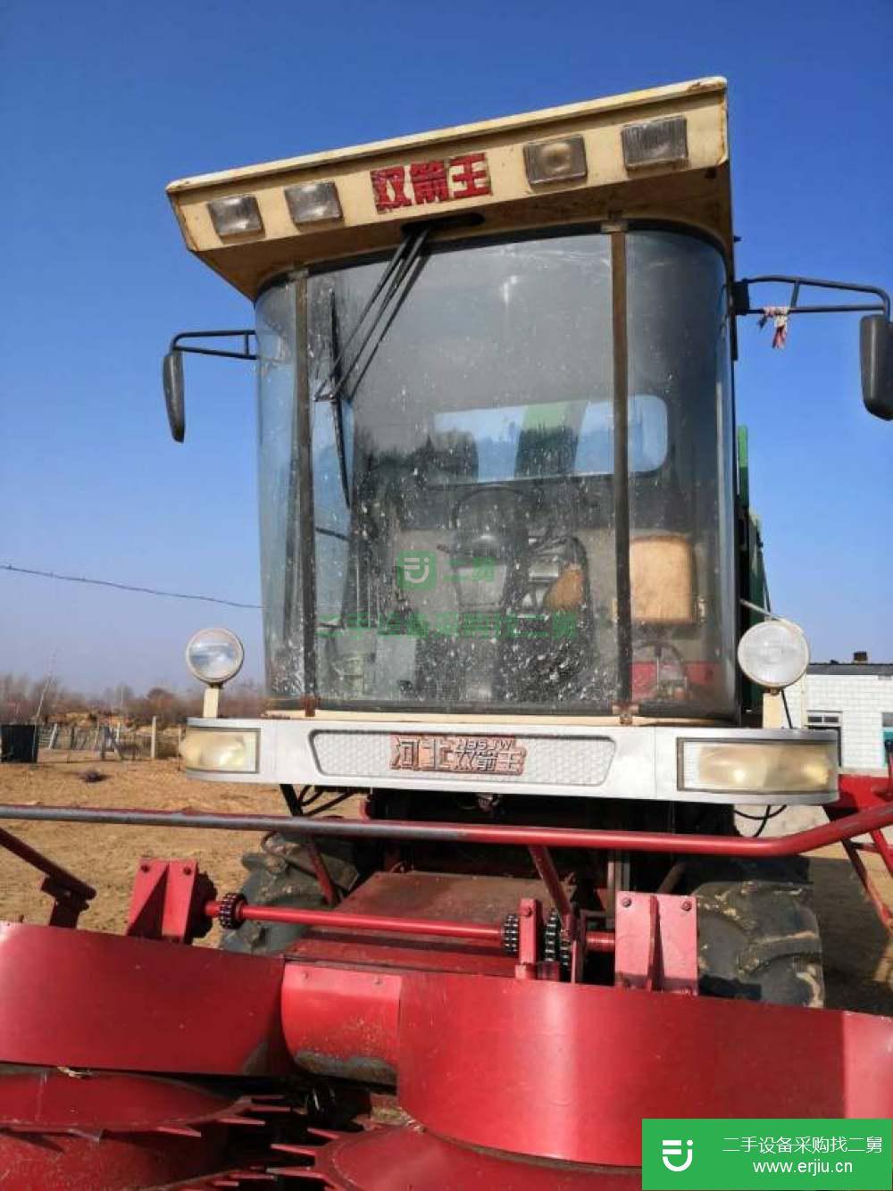 陜西出售二手雙箭王4QZ青儲收割機