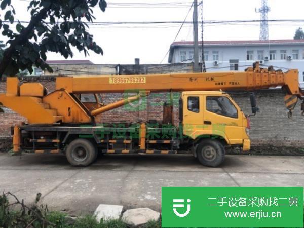 陜西出售二手吊車，10噸6節臂32米高