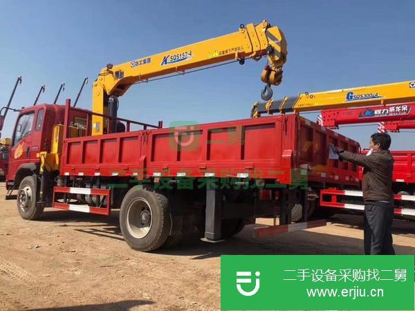江西出售二手藍牌5噸隨車吊