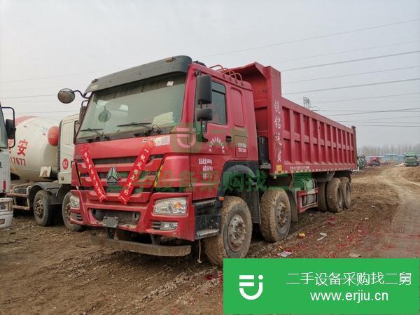 河南出售二手豪沃國五前四后八自卸車