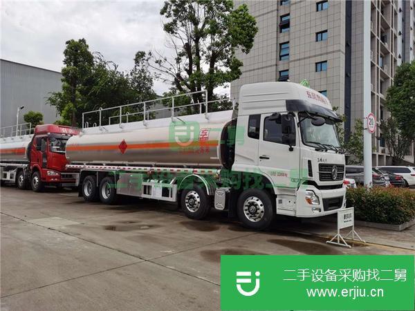 重慶出售二手25噸鋁合金油罐車