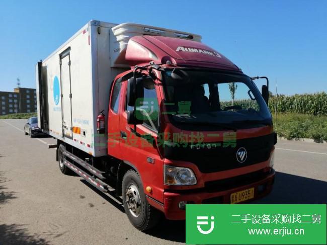 黑龍江出售二手福田歐馬可冷藏車