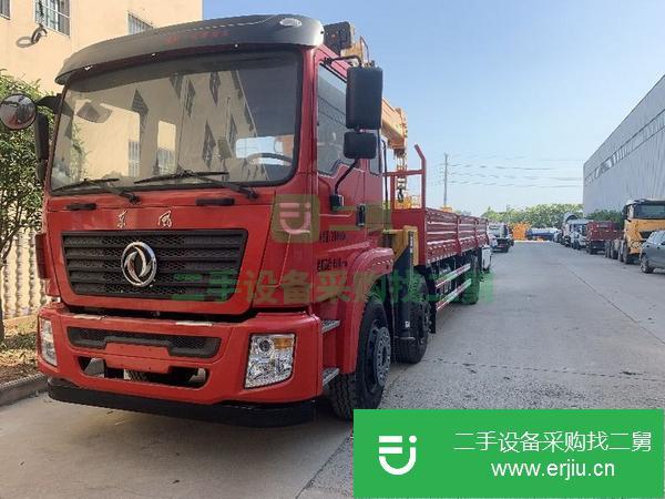 湖北出售二手東風(fēng)小三軸隨車吊
