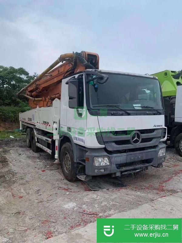 河北出售二手中聯國四47米泵車