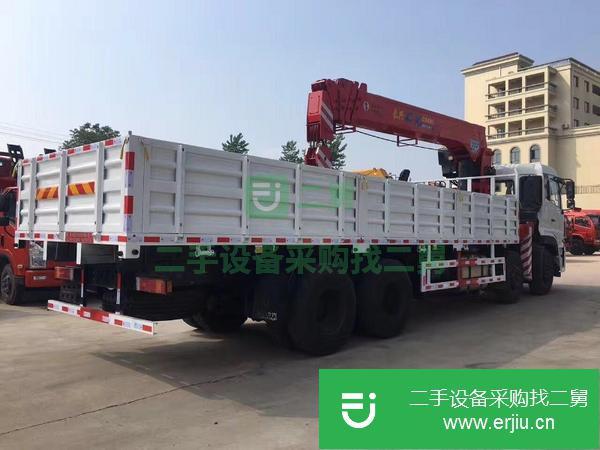 湖北出售二手天龍前四后八12噸隨車吊