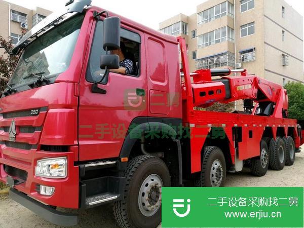 湖北出售90噸折臂吊車