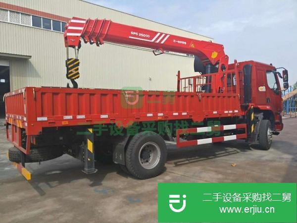 湖北出售二手東風10噸隨車吊