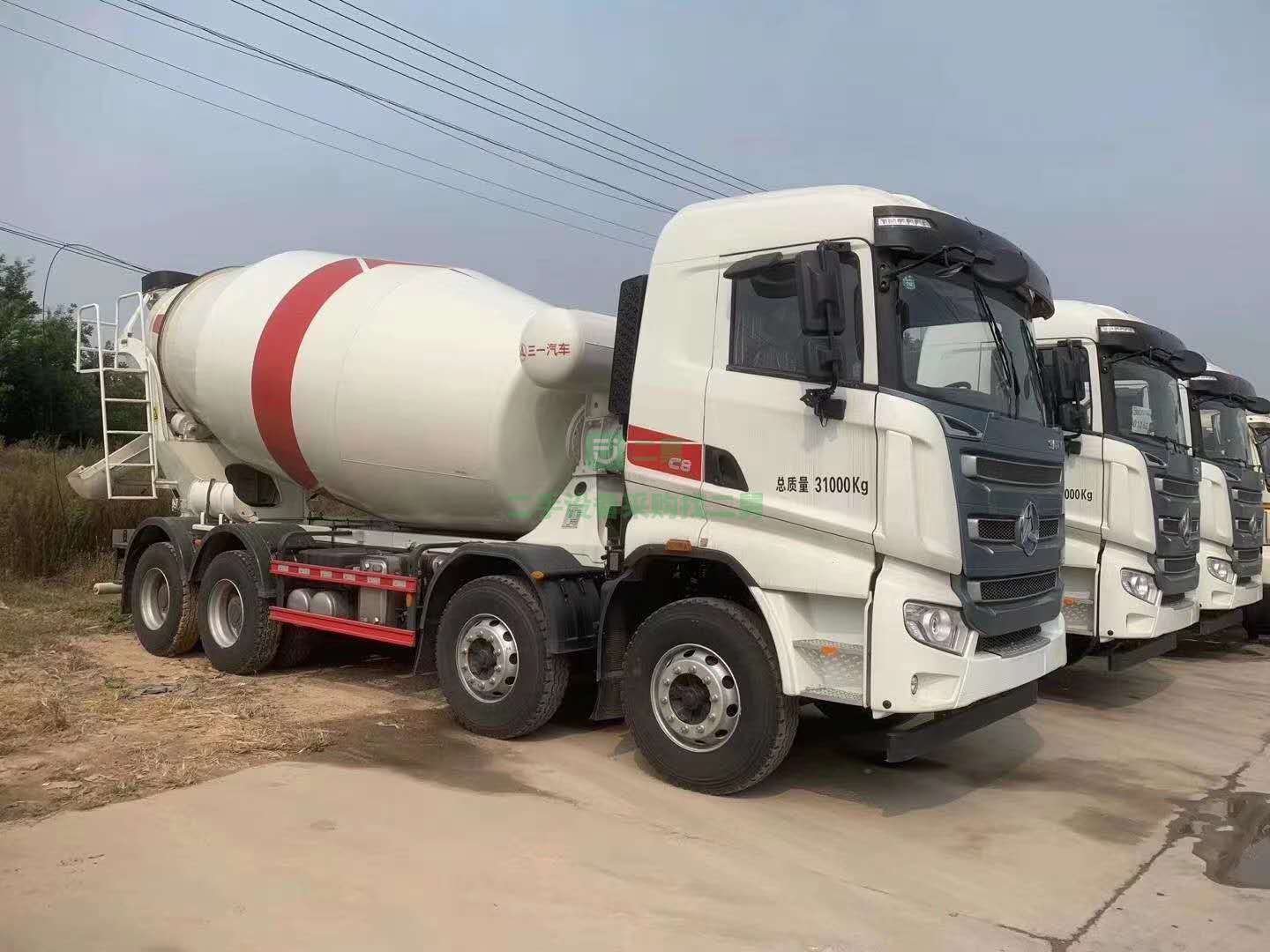 出售一臺18年三一攪拌車，國五排放，最新款輕量化